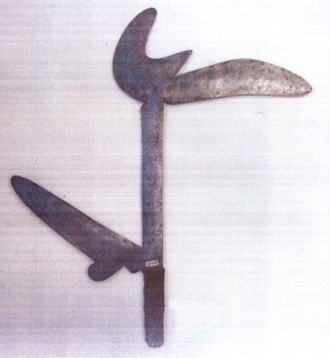 cuțit cu funcții multiple, african, Zande-Nzakara