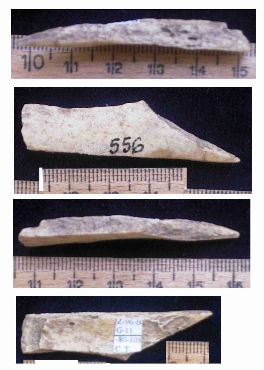 Vârf pe fragment diafizar de os lung