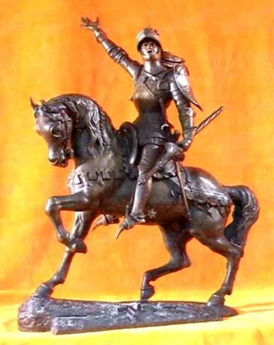 Cavaler medieval (Janissaire victorios ținând o lance)