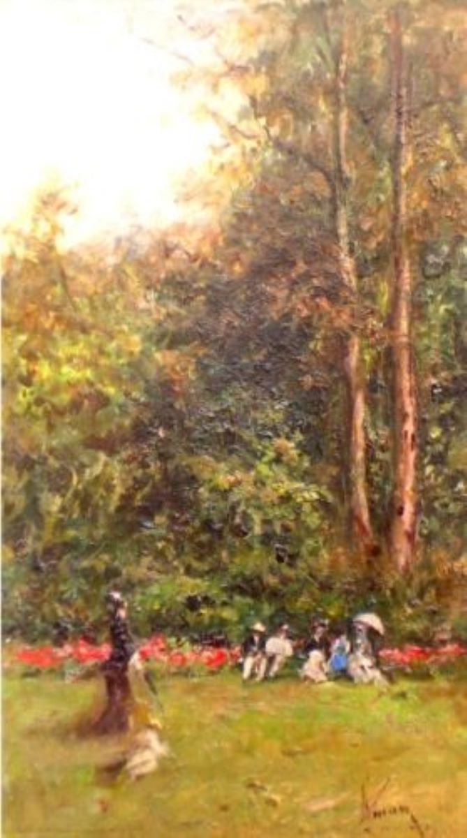 În parc