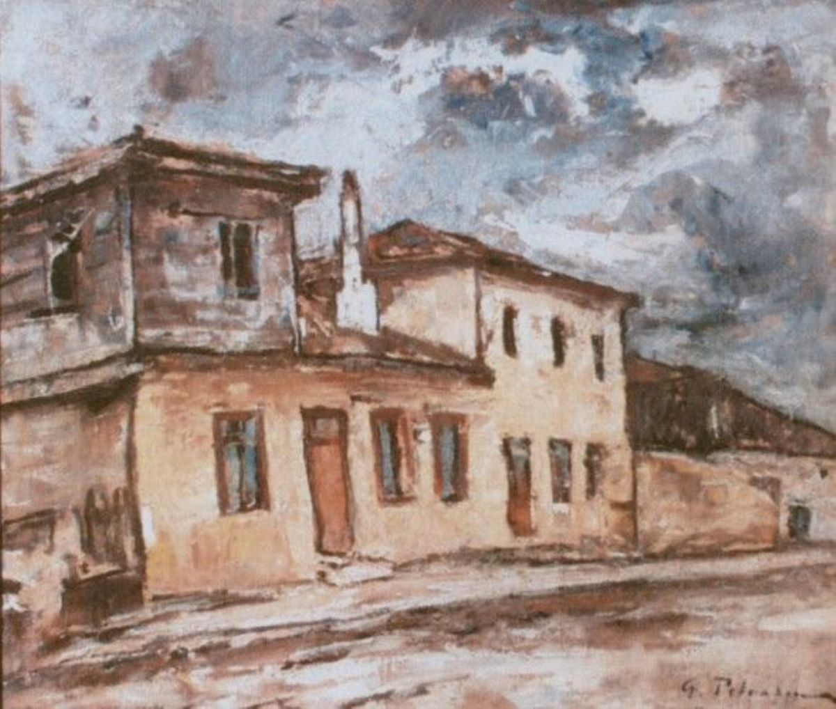 Peisaj cu case (Mangalia)
