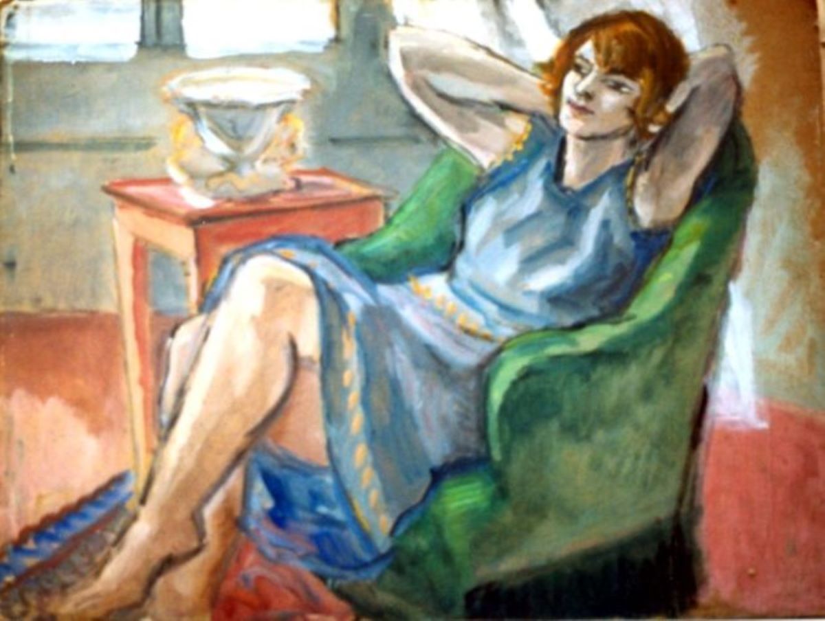 Femeie în atelier