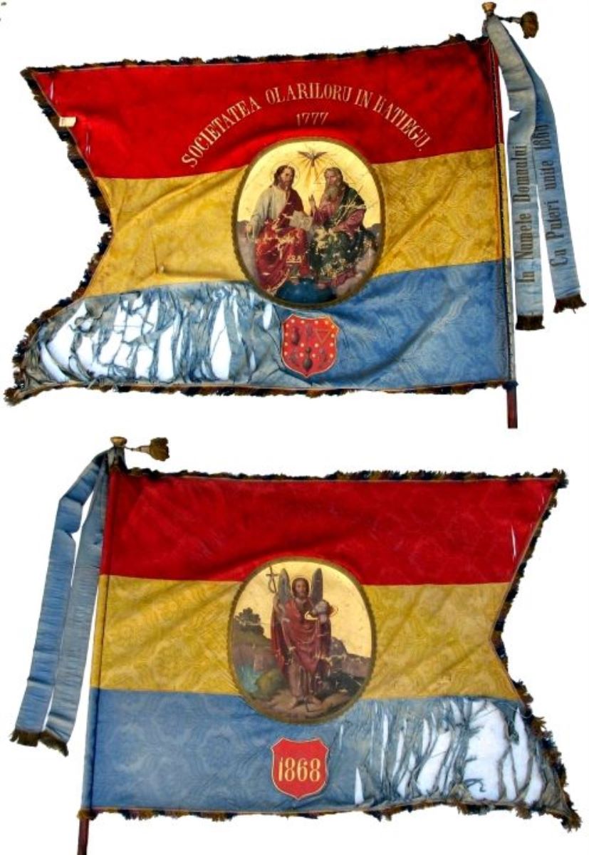 Steagul Societății Olarilor din Hațeg