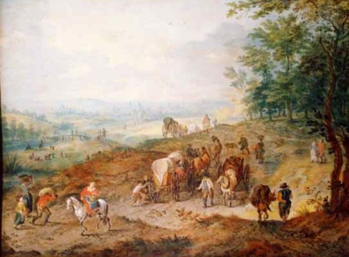 Drum lângă pădure