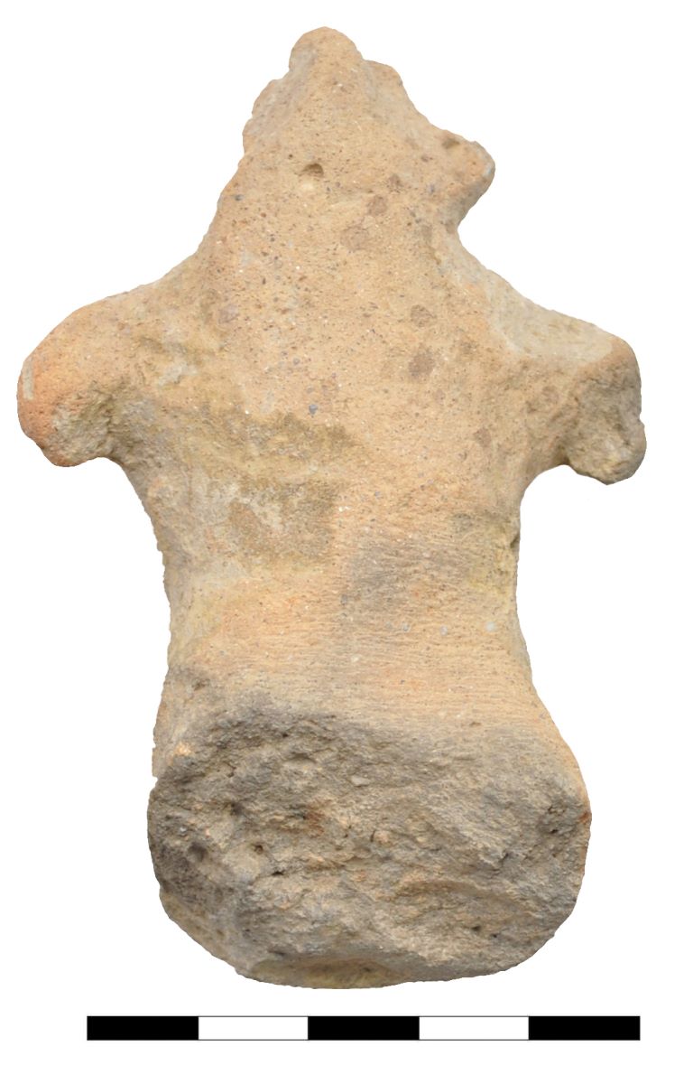 Statuetă antropomorfă în poziție așezată