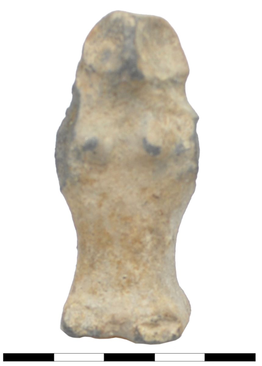Statuetă antropomorfă din lut ars