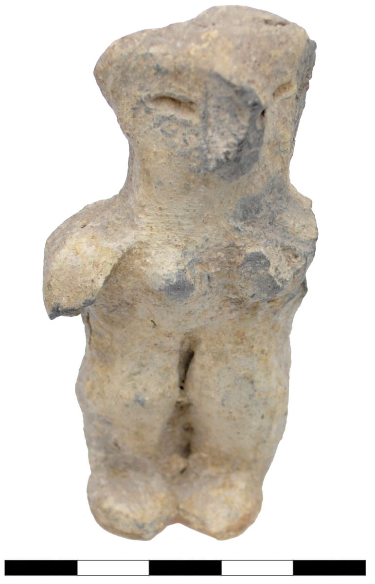 Statuetă antropomorfă în poziție verticală
