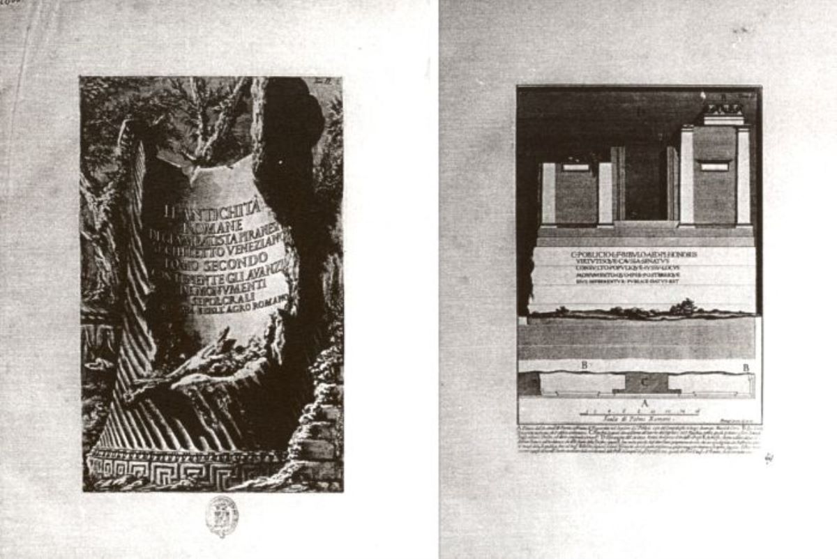 Le antichita romane di Giambattista Piranesi architetto veneziano. Tomo secondo