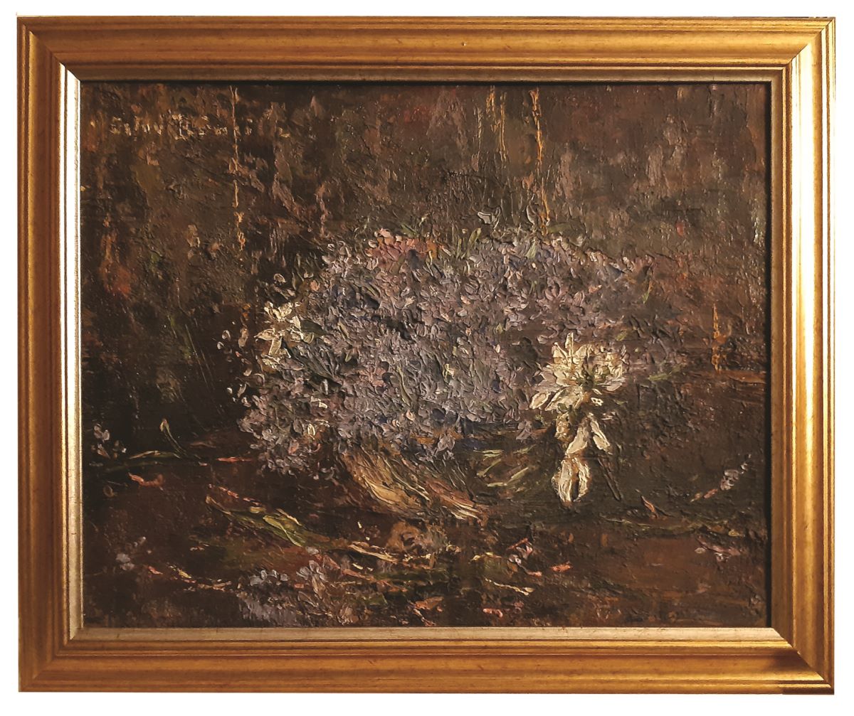 Natură statică cu liliac