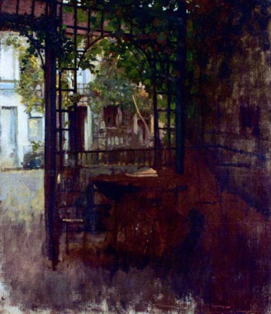 Interior de curte la Barbizon