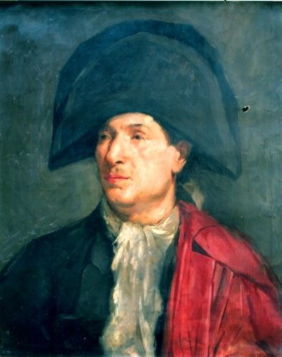 Portret de aristocrat cu pelerină roșie