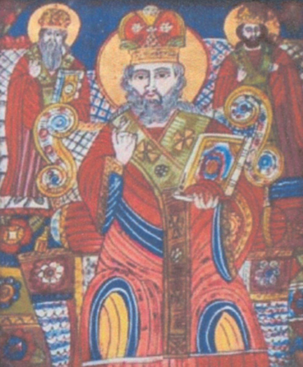 Sf. Nicolae cu Vasile și Ioan