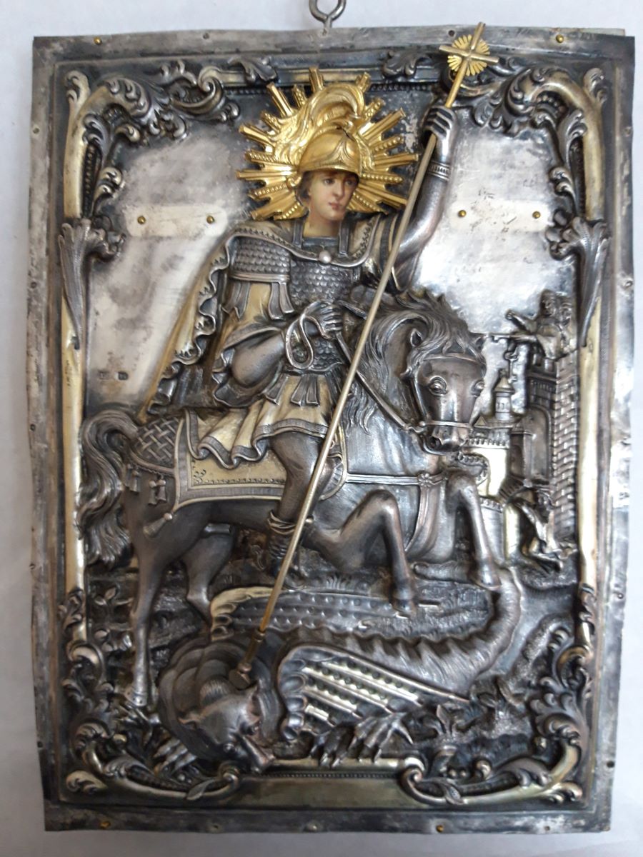 Sfântul Gheorghe ucigând balaurul