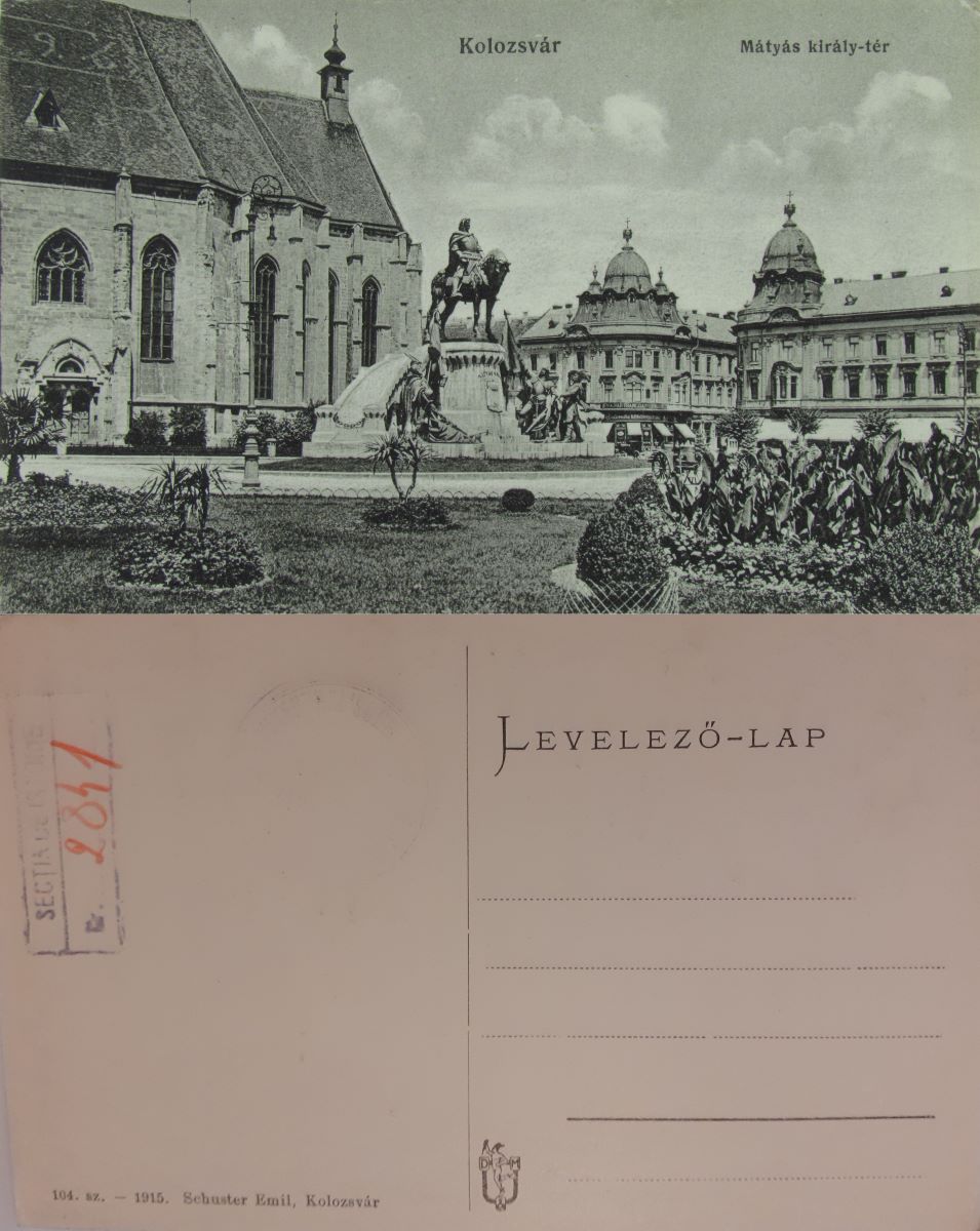 Cluj-Napoca. Statuia lui Matia Corvin