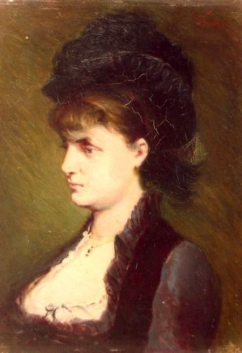 Portret de femeie (cu pălărie)