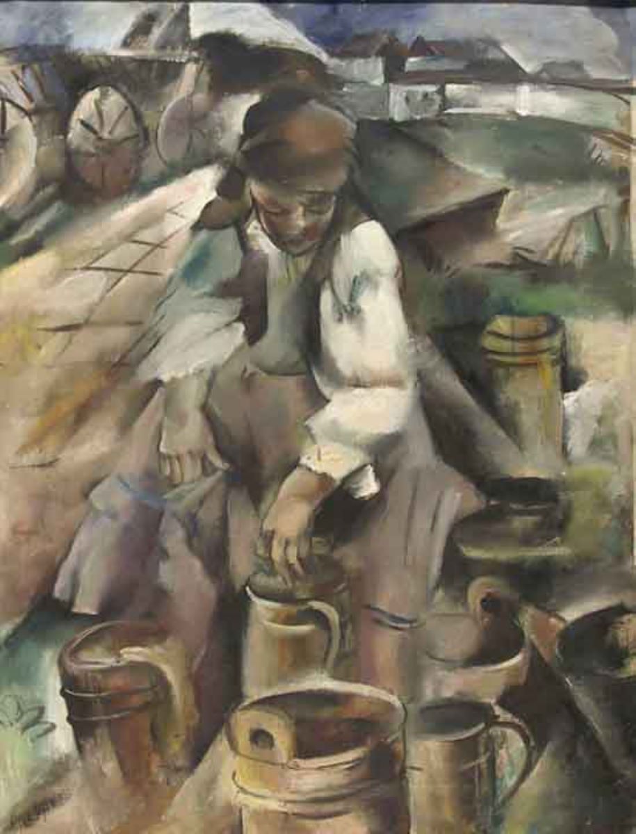 Țărancă cu cofe