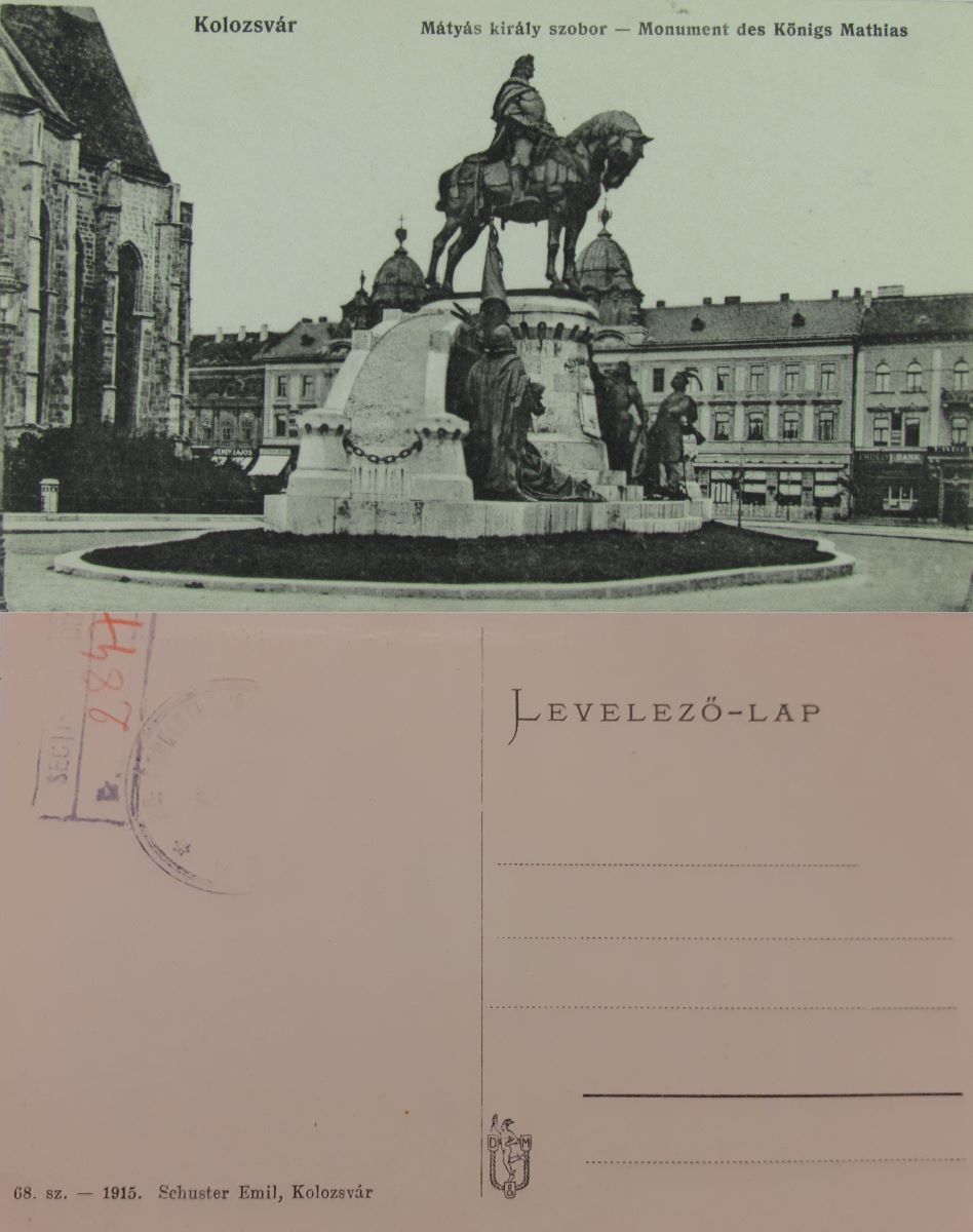 Cluj-Napoca. Statuia lui Matia Corvin