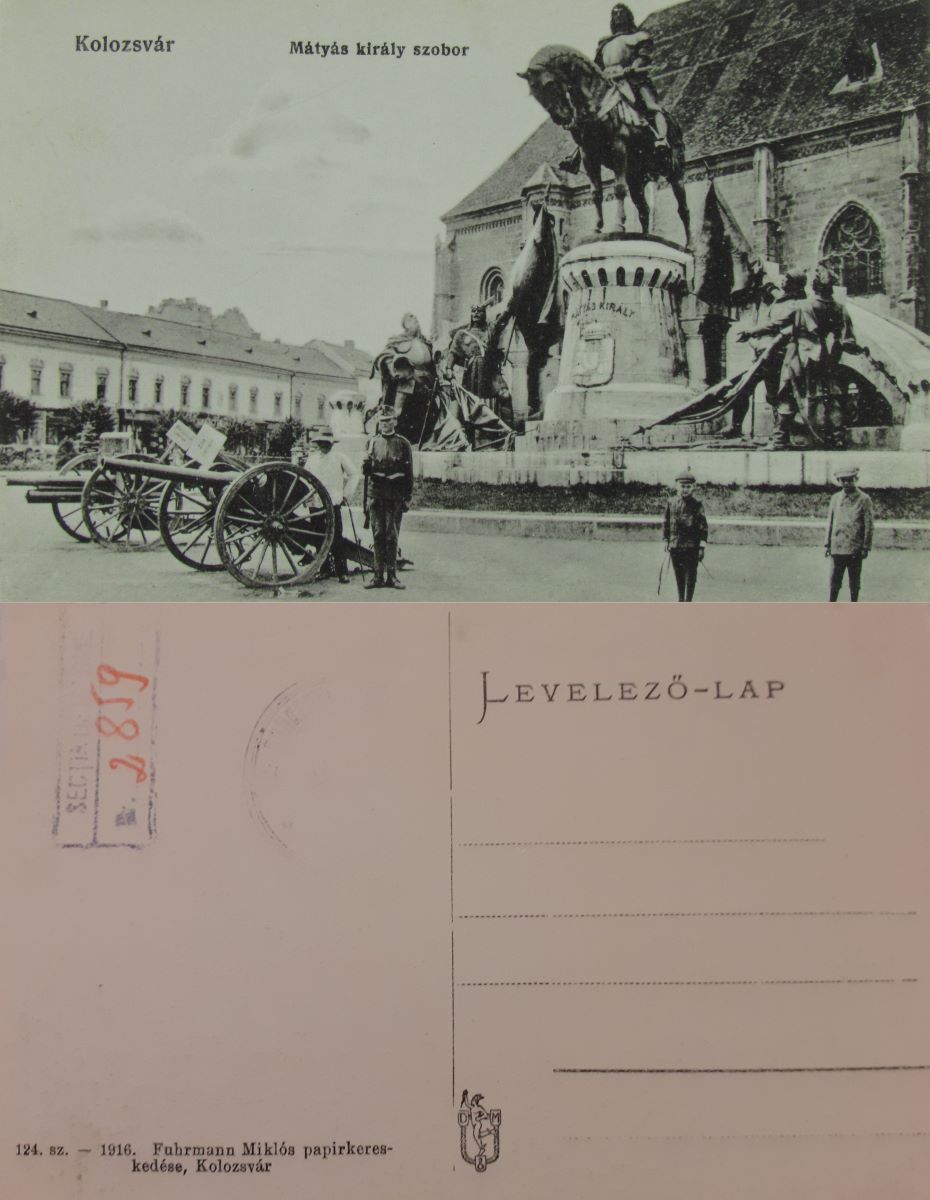 Cluj-Napoca. Statuia lui Matia Corvin