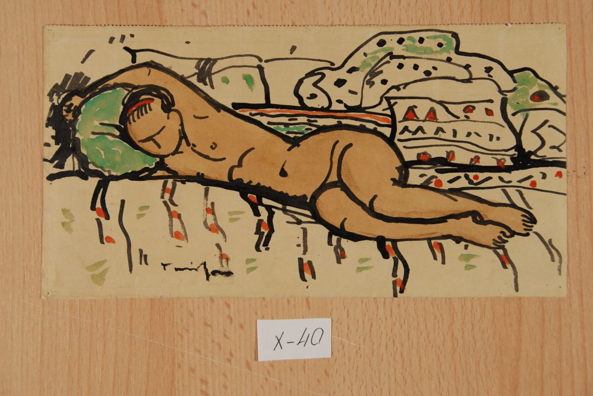 Nud culcat