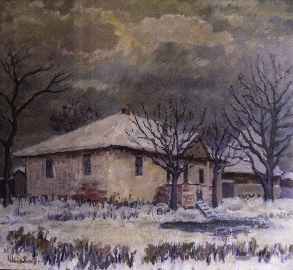 Casa lui Eminescu, iarna