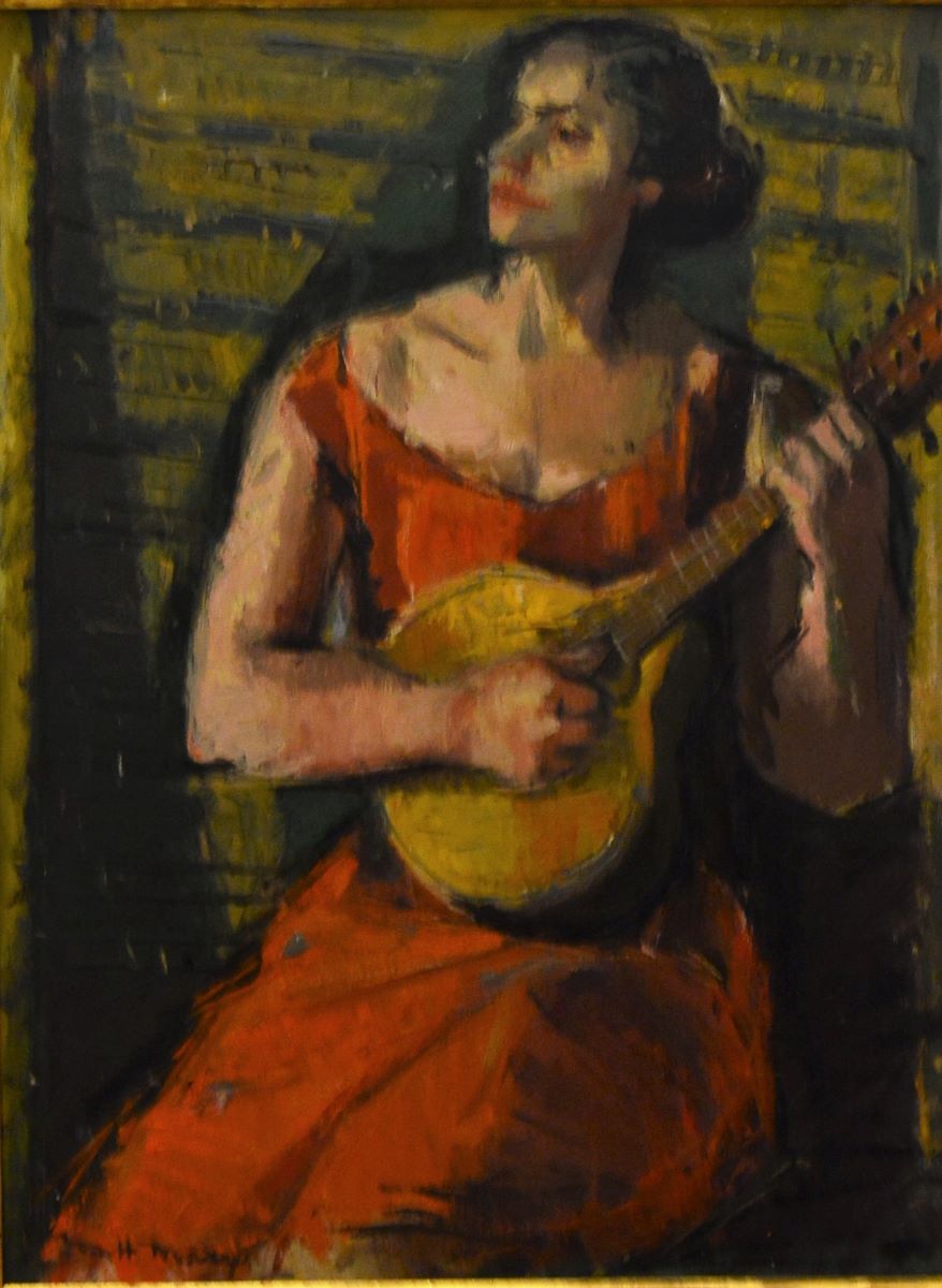 Fata cu chitara (Portret-compoziție)