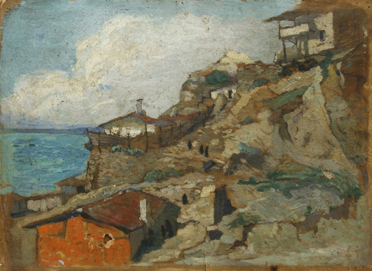 Peisaj / Peisaj cu faleză