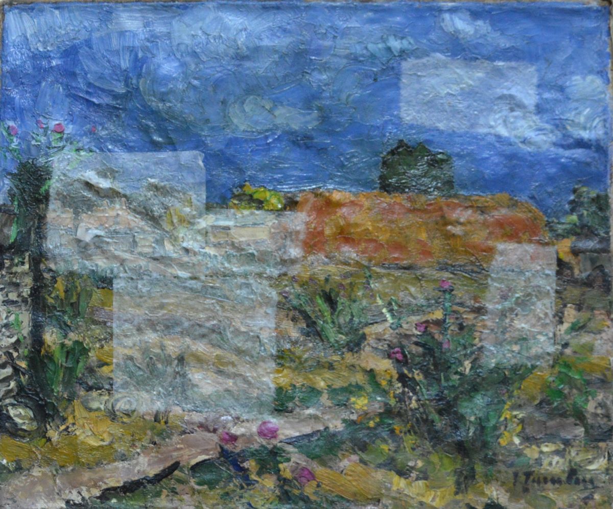 Peisaj (Șura de fân)
