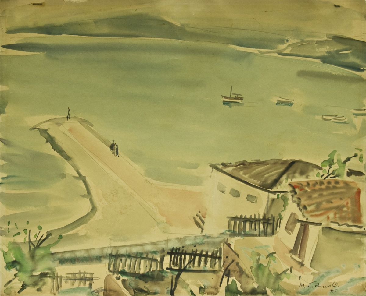 Balcic; Peisaj panoramic (verso)
