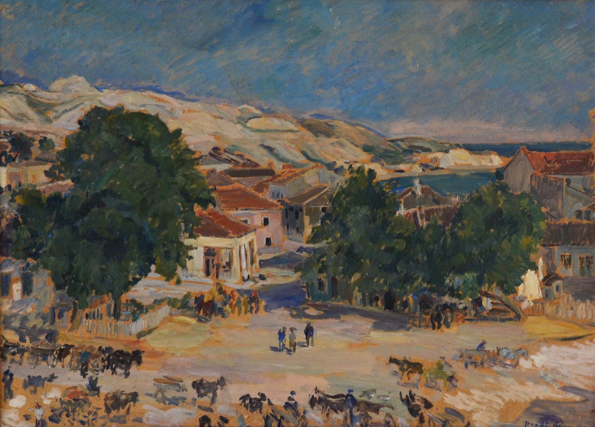 Piață din Balcic 1926