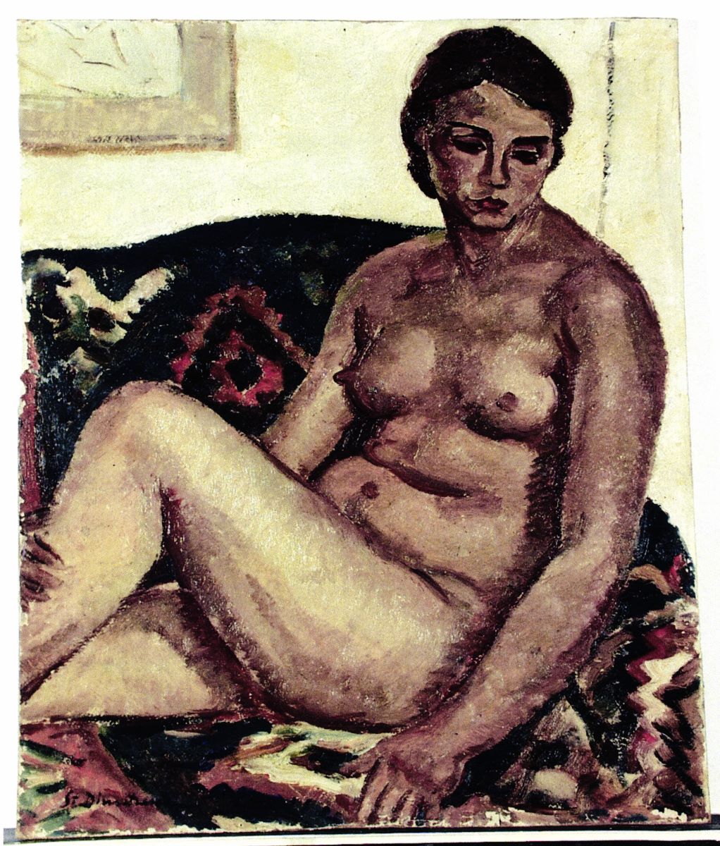 Nud așezat