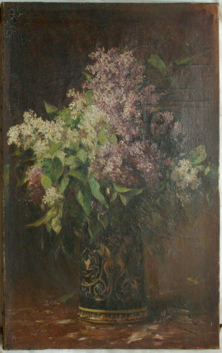 Liliac într-un vas