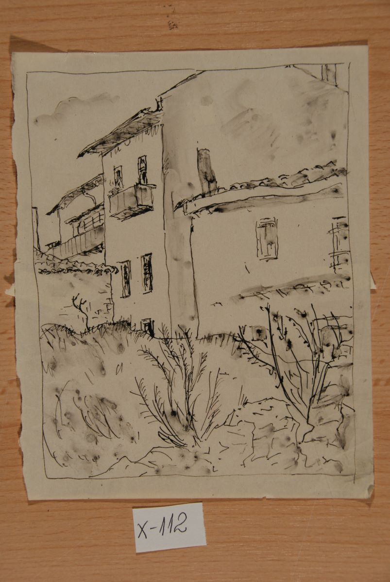 Peisaj cu case