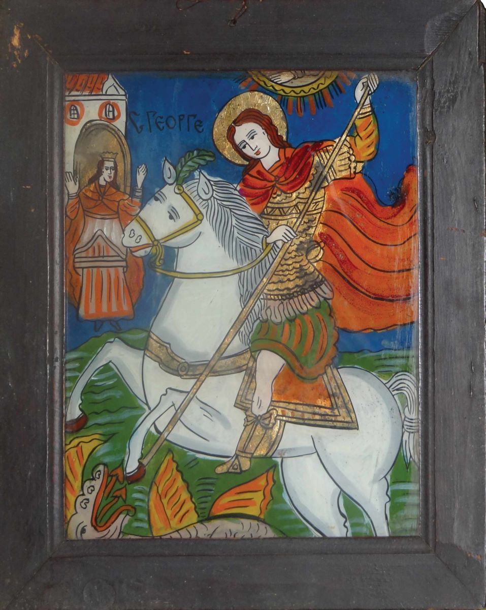 Sf. Mucenic Gheorghe, ucigând balaurul