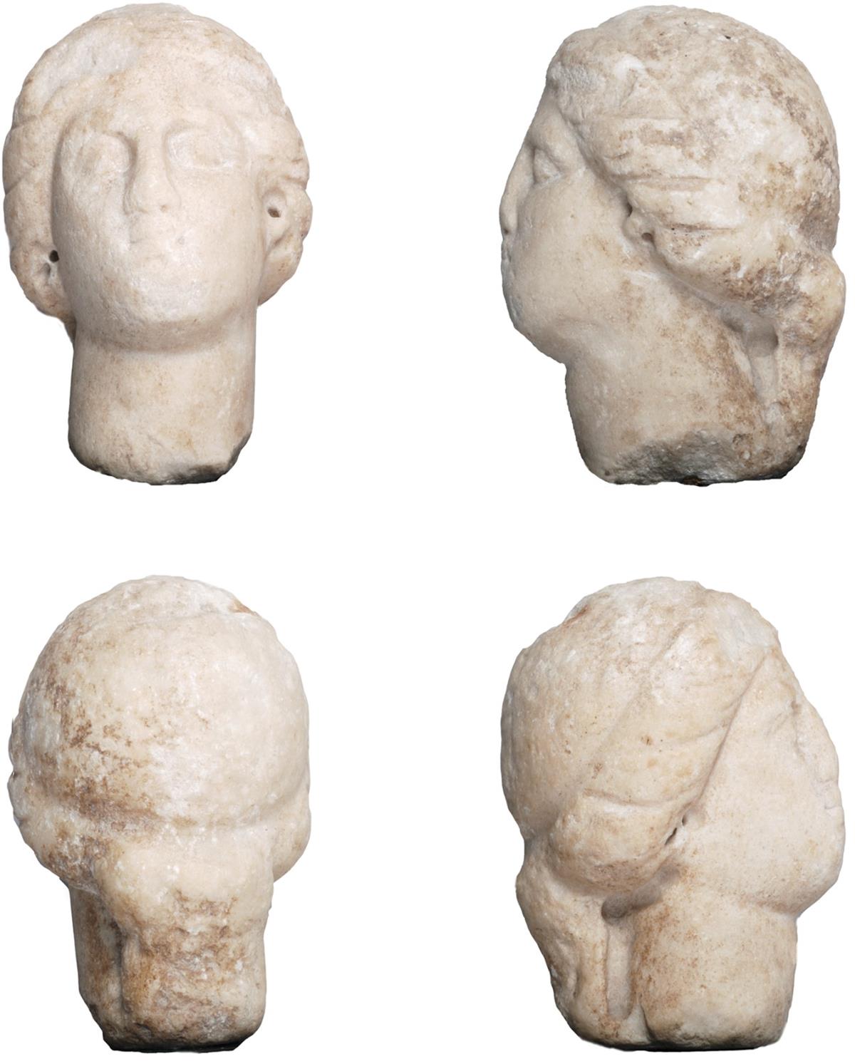 Cap de statuetă antropomorfă