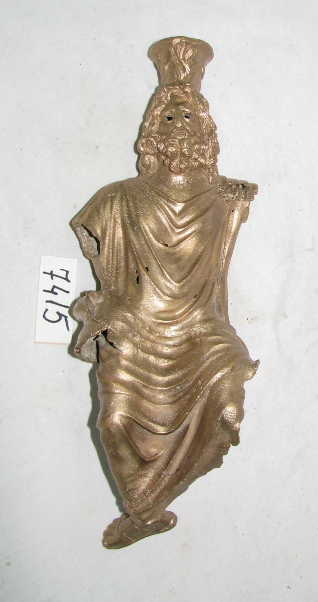 Statuetă de bronz cu reprezentarea zeului Serapis
