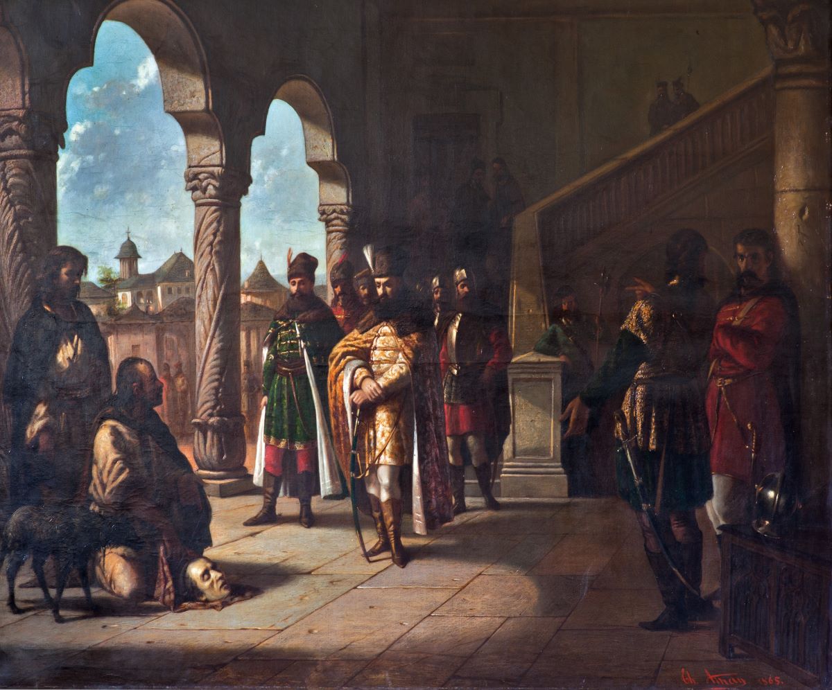 Mihai Viteazul contemplând capul lui Andrei Bathory