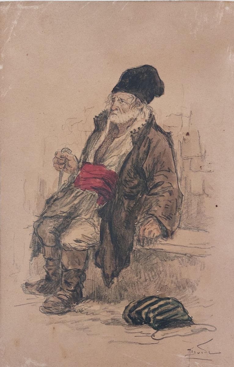 Țăran șezând