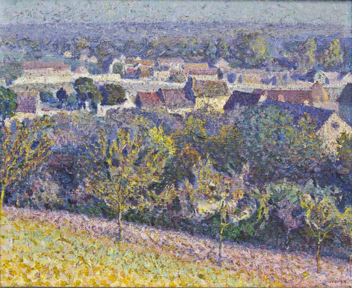 Vedere din Giverny (seara)