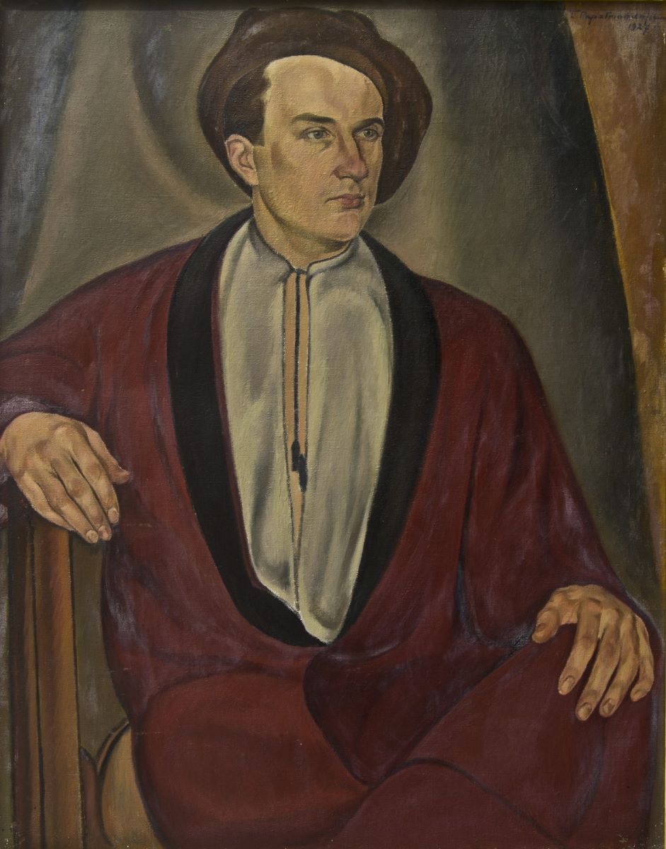 Portret în roșu (Portretul sculptorului Constantin Baraschi)