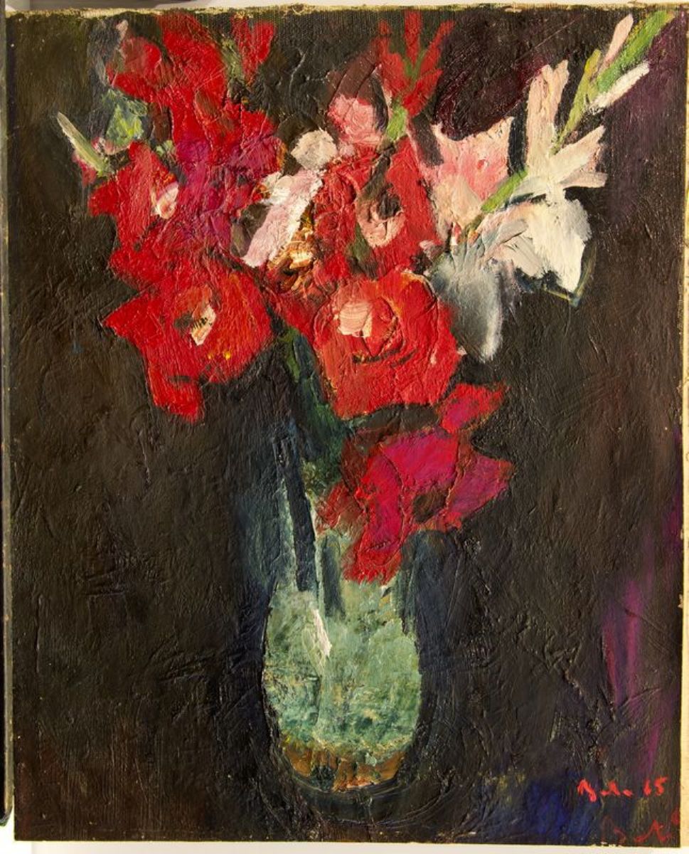 Vas cu flori (Gladiole)