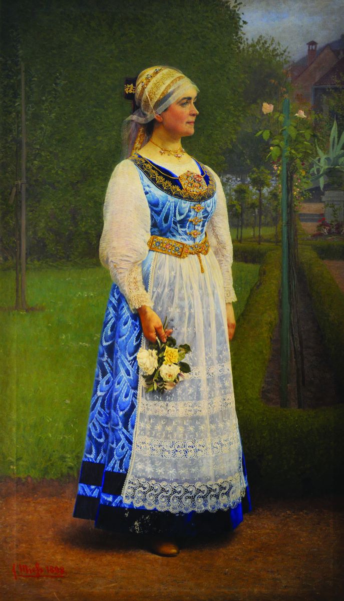 Portret de femeie în port săsesc