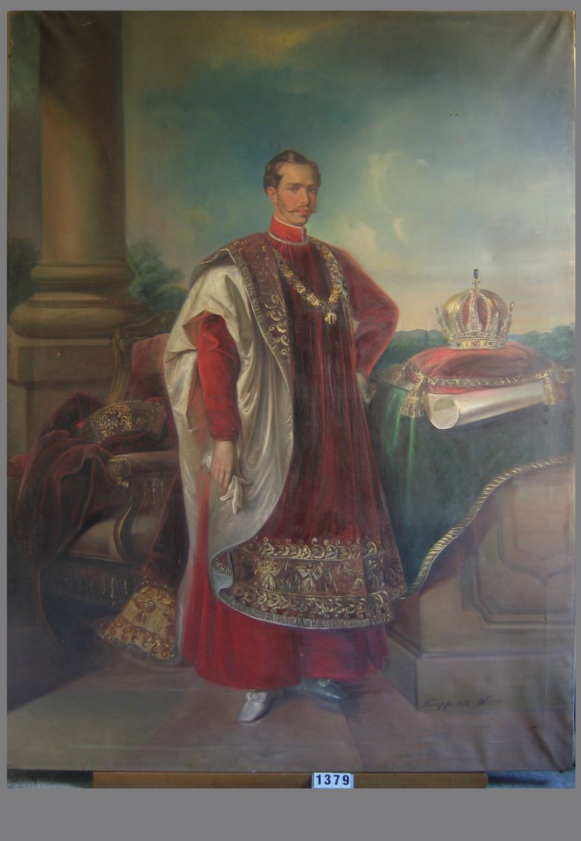 Împăratul Franz Joseph I (în registrul inventar: Împăratul Frans Joseph II)