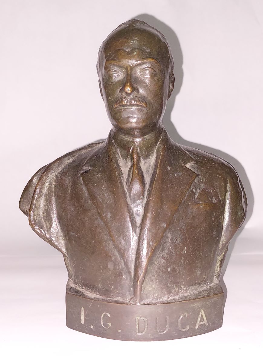 Bustul lui I.G. Duca