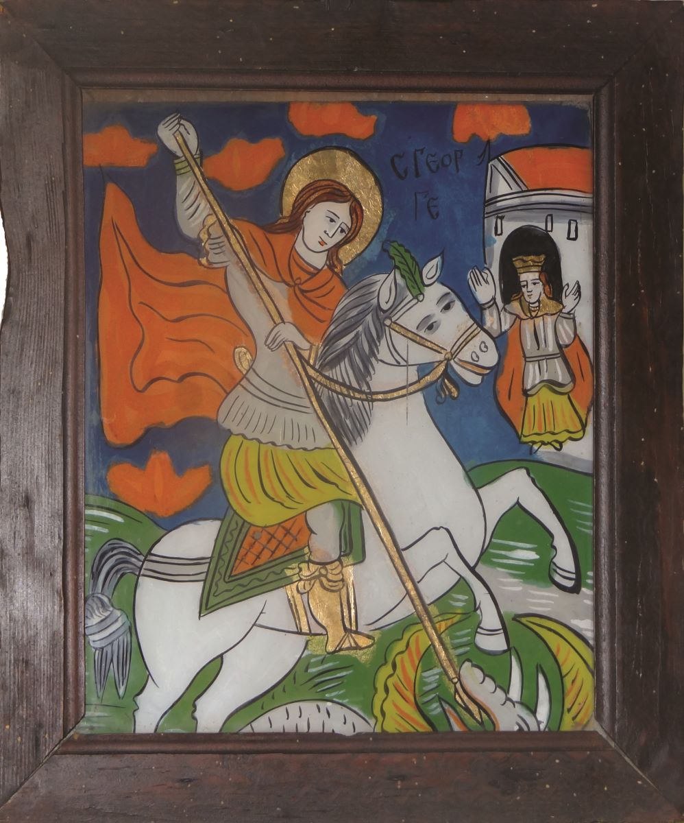 Sf. Mucenic Gheorghe, ucigând balaurul