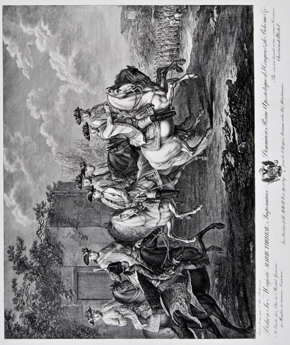Iosif al II-lea, împreună cu generalii săi (În registrul inventar: „Iosif II-lea)
