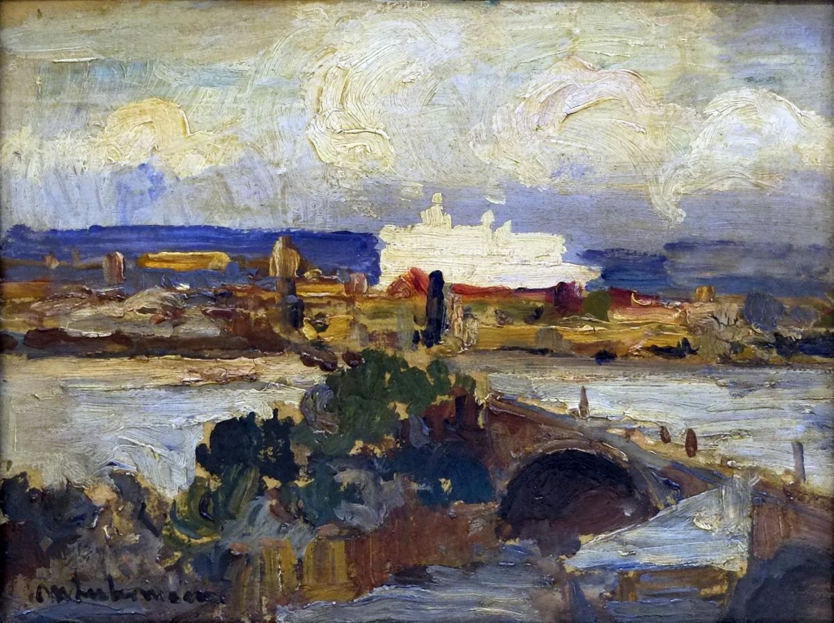 Peisaj (Vedere din Roma?)