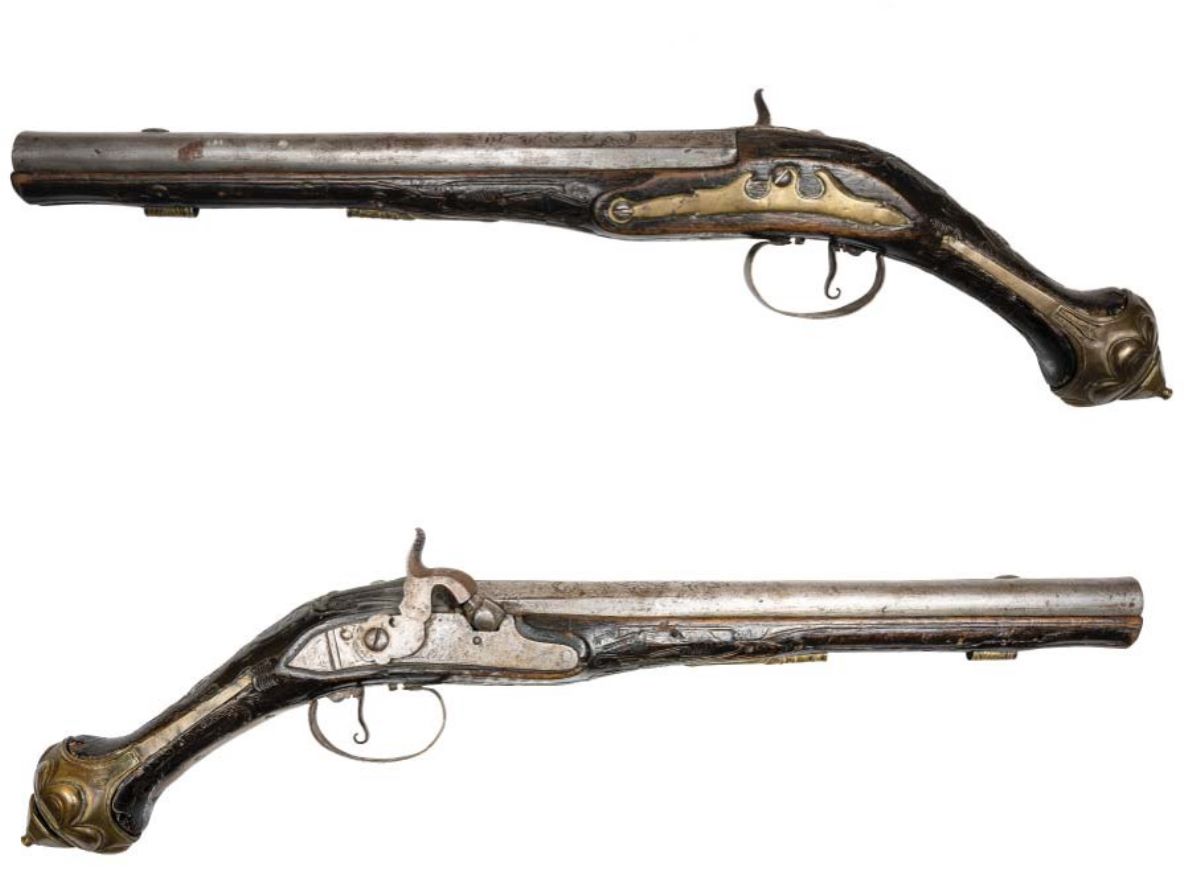 pistol cu capsă, transformat din pistol cu cremene/Kubur/Cubur