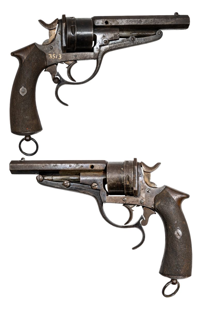 Revolver cu percuție centrală și acțiune dublă, cal. 12 mm