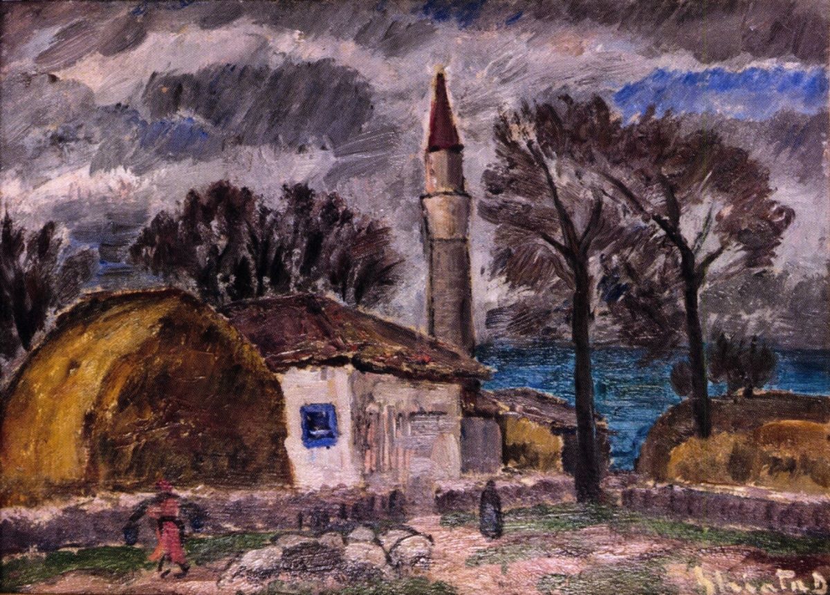 Peisaj cu moschee