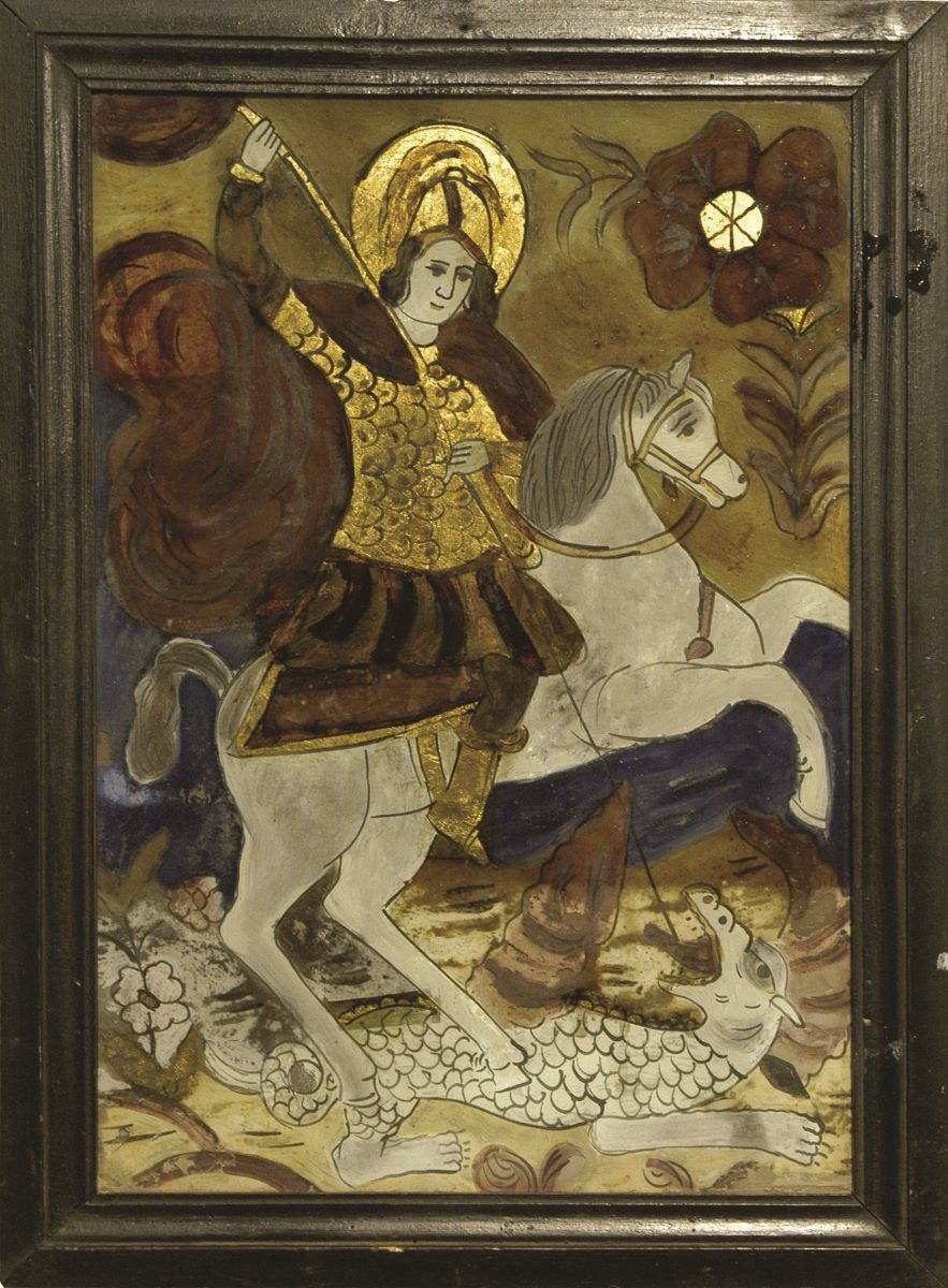 Sf. Mucenic Gheorghe, ucigând balaurul